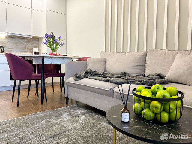 

1-к. квартира, 45 м², 2 кровати