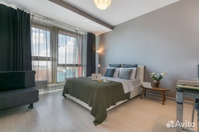 

Квартира-студия, 32 м², 2 кровати