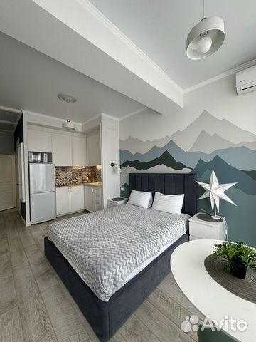 

Квартира-студия, 30 м², 2 кровати