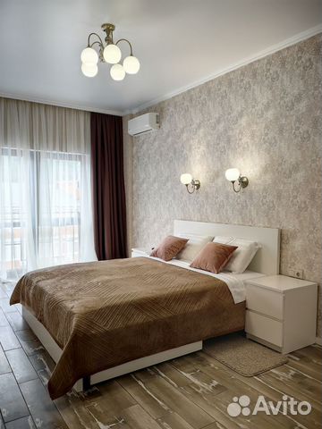 

1-к. квартира, 46 м², 2 кровати