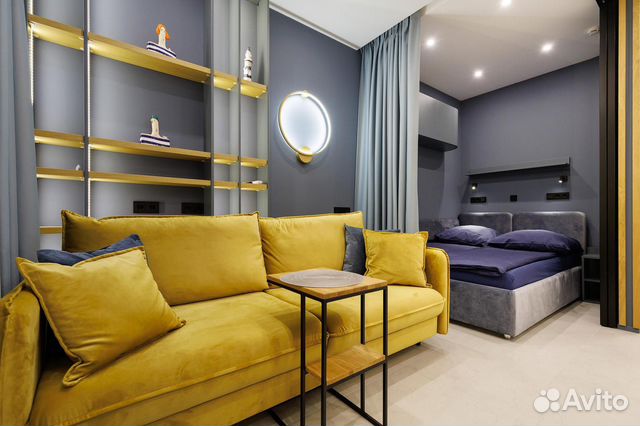 

Квартира-студия, 32 м², 2 кровати