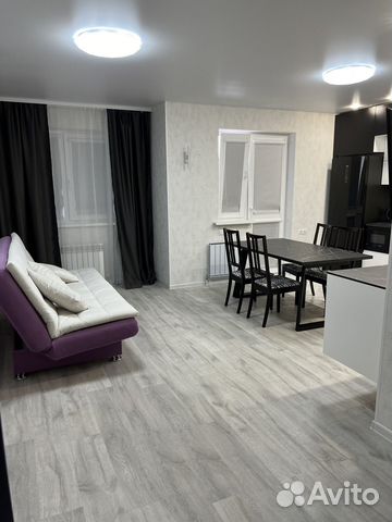 

1-к. квартира, 60 м², 2 кровати