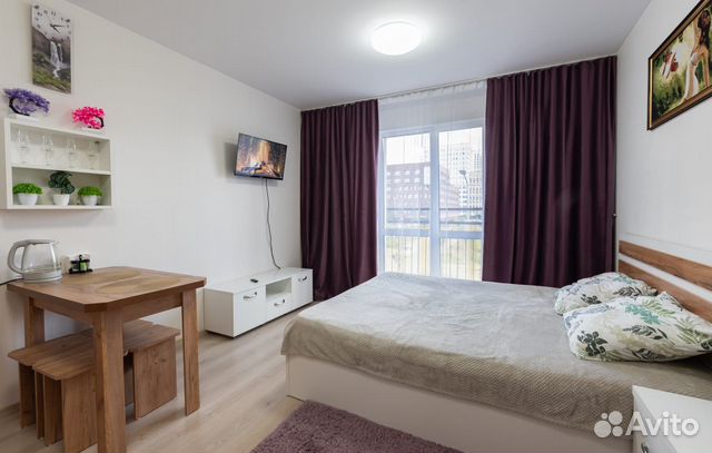 

Квартира-студия, 25 м², 1 кровать