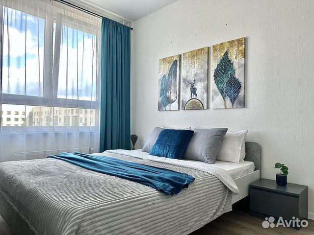 

1-к. квартира, 33 м², 2 кровати