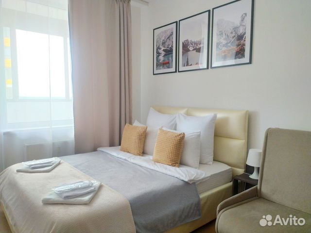 

Квартира-студия, 29 м², 2 кровати