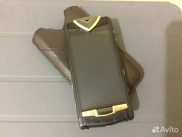 Vertu Constellation Touch Black gold Alligator