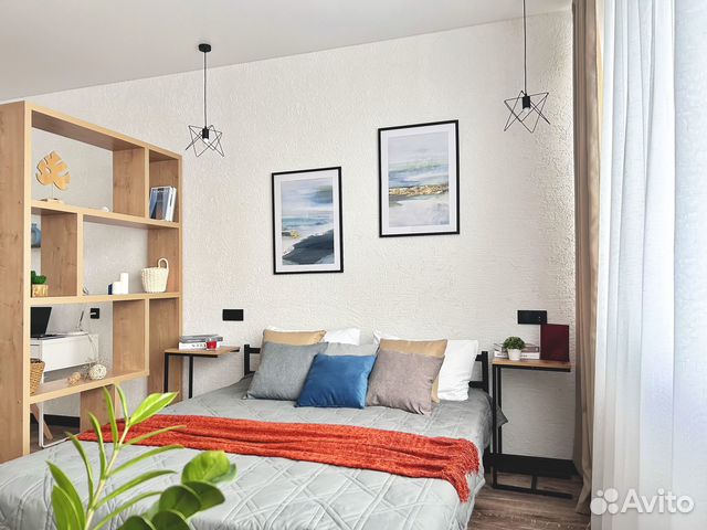 

Квартира-студия, 35 м², 2 кровати