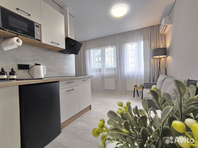 

Квартира-студия, 33 м², 2 кровати