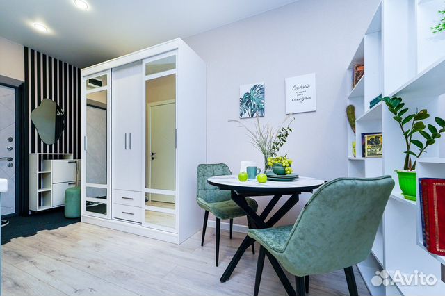 

Квартира-студия, 33 м², 3 кровати