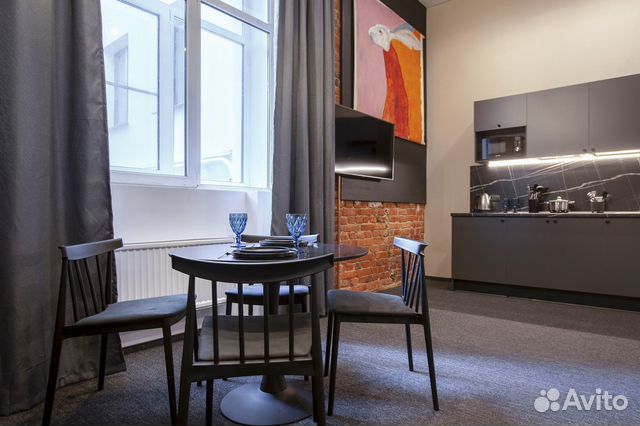 

2-к. квартира в апарт-отеле, 50 м², 2 кровати