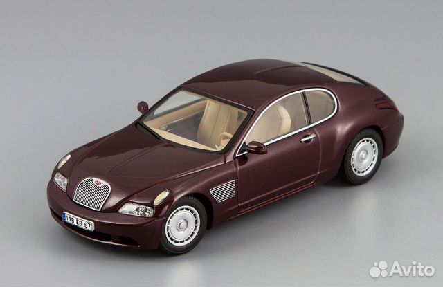 Autoart 1/43 Bugatti EB 118 Genf 2000 (Dark Red)