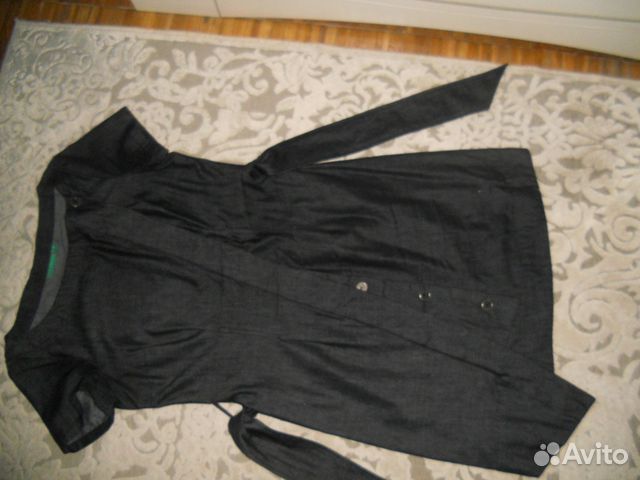 Черное джинсовое платье applemoon Черное джинсовое платье applemoon