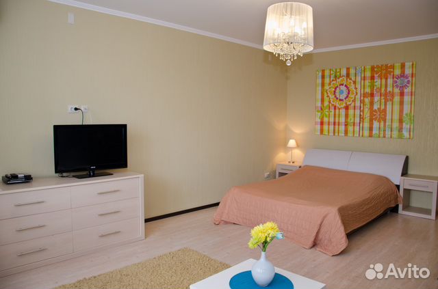 

1-к. квартира, 46 м², 2 кровати