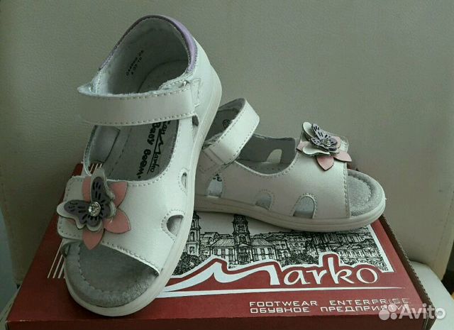 Сандалии sanMarko, нат. кожа. Новые р.25