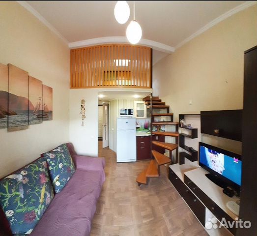 

Квартира-студия, 30 м², 2 кровати