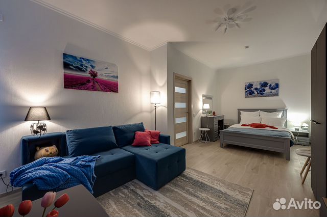 

1-к. квартира, 43 м², 3 кровати
