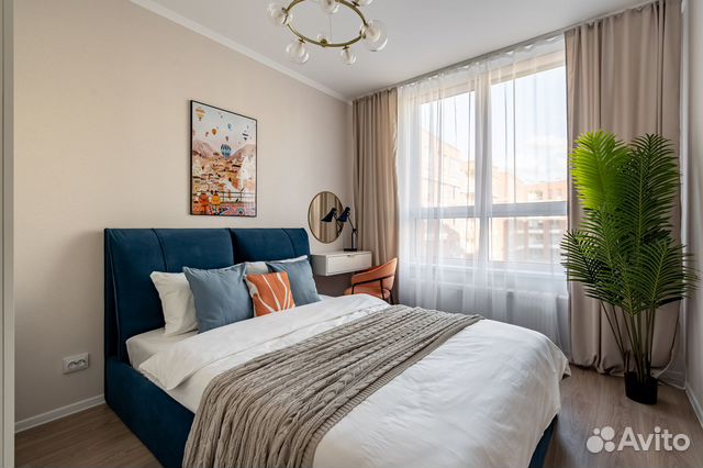

1-к. квартира, 39 м², 2 кровати