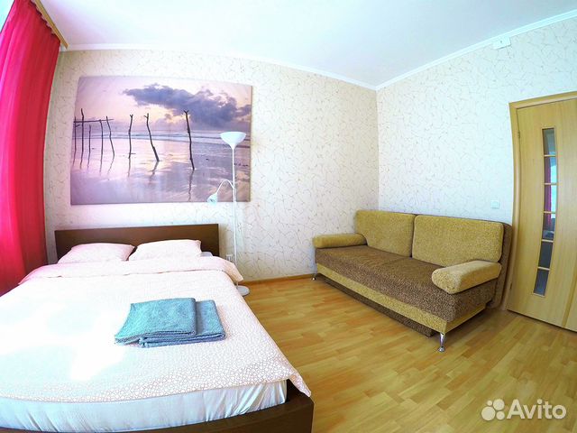 

1-к. квартира, 42 м², 3 кровати
