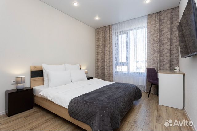 

1-к. квартира, 45 м², 2 кровати