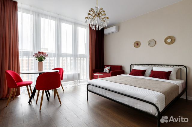 

Квартира-студия, 27,3 м², 3 кровати