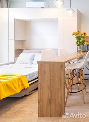 

1-к. квартира, 31 м², 2 кровати