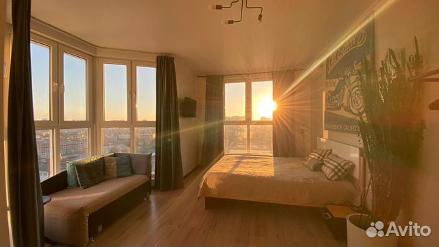 

Квартира-студия, 25 м², 2 кровати