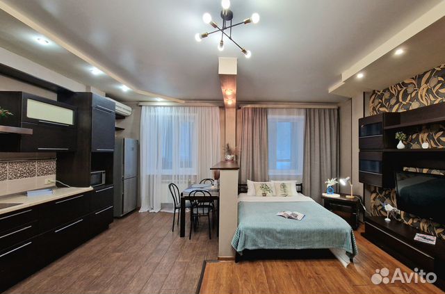 

Квартира-студия, 36 м², 1 кровать