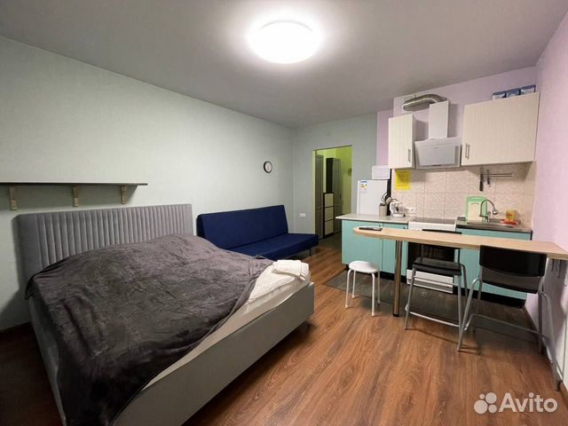 

Квартира-студия, 35 м², 2 кровати