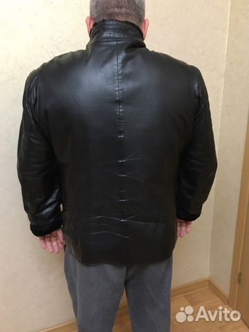 Куртка зимняя из натуральной кожи на меху р-р 54-5 Куртка зимняя из натуральной кожи на меху р-р 54-5