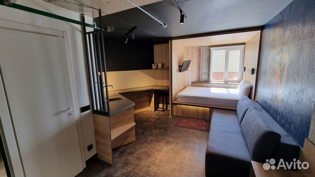 

Квартира-студия в апарт-отеле, 24 м², 2 кровати