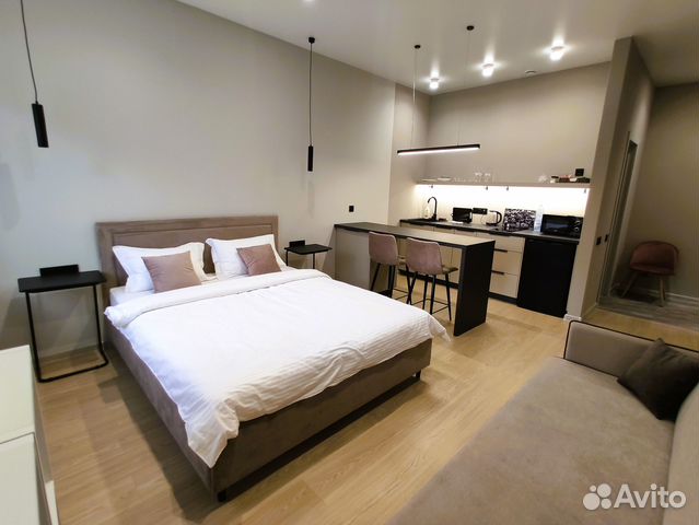 

Квартира-студия, 32 м², 2 кровати