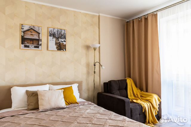 

1-к. квартира, 30 м², 2 кровати