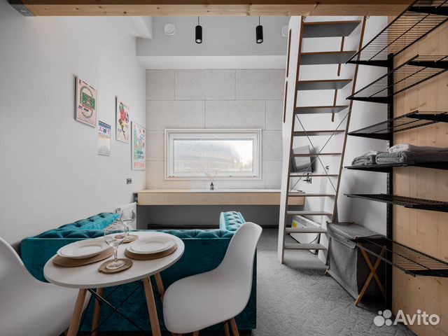 

Квартира-студия, 25 м², 2 кровати