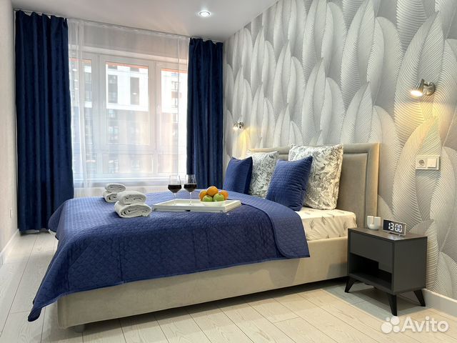 

1-к. квартира, 46 м², 2 кровати