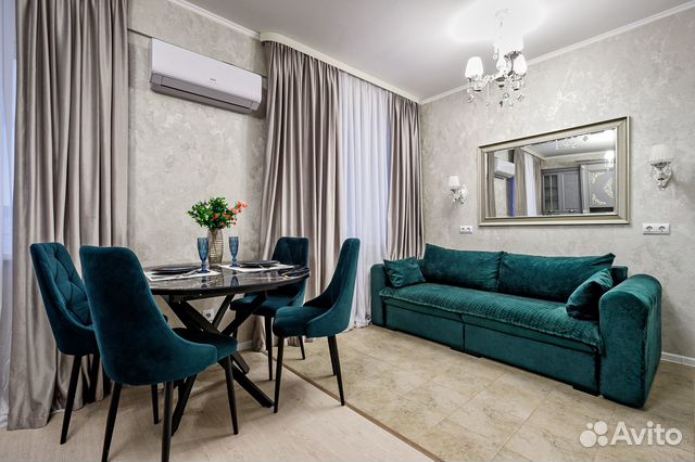 

1-к. квартира, 45 м², 2 кровати