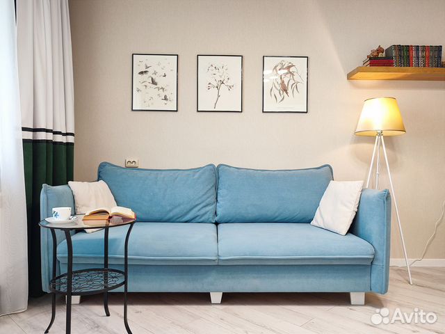

1-к. квартира, 44 м², 2 кровати