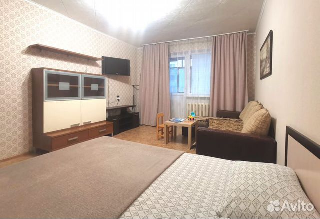 

1-к. квартира, 42 м², 2 кровати