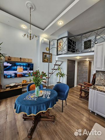 

Квартира-студия, 45 м², 2 кровати