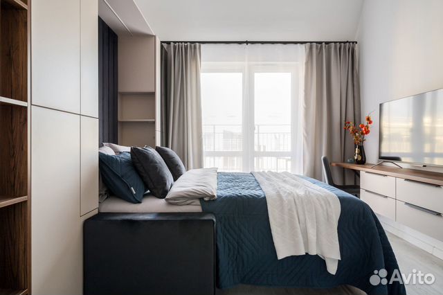 

Квартира-студия, 27 м², 1 кровать
