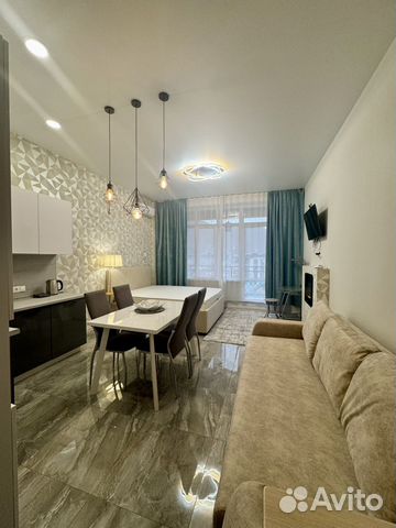 

Квартира-студия, 35 м², 3 кровати