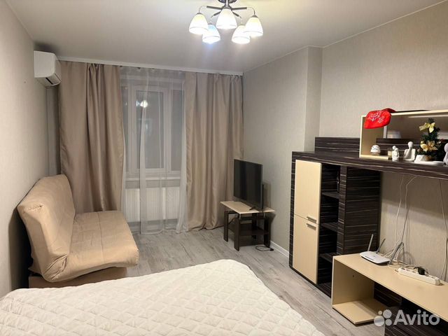 

1-к. квартира, 42 м², 2 кровати