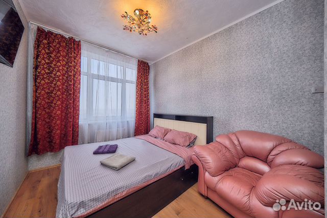 

1-к. квартира, 42 м², 2 кровати