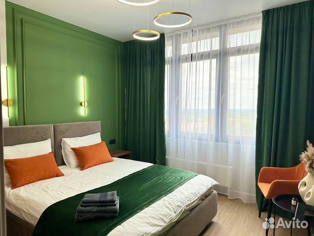 

1-к. квартира, 40 м², 2 кровати