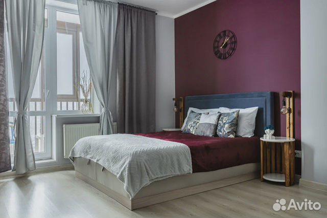 

1-к. квартира, 45 м², 3 кровати