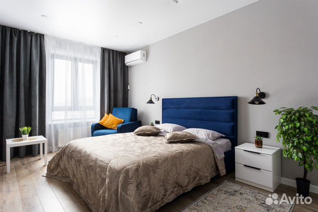 

1-к. квартира, 40 м², 2 кровати