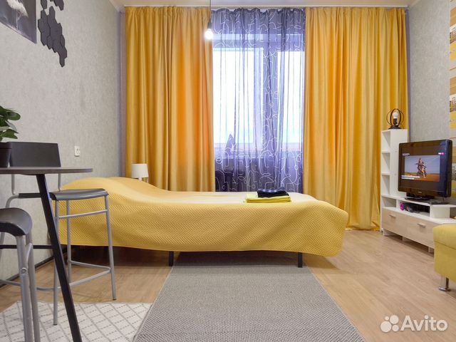 

1-к. квартира, 42 м², 2 кровати