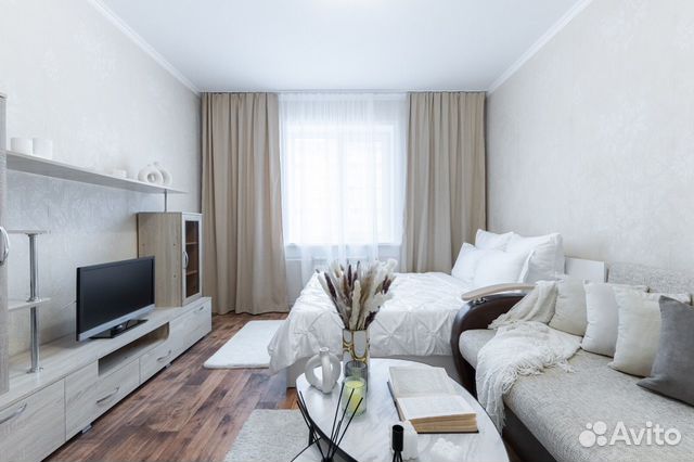 

1-к. квартира, 39 м², 2 кровати