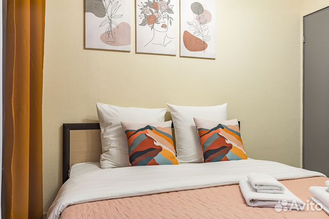 

1-к. квартира, 38 м², 2 кровати