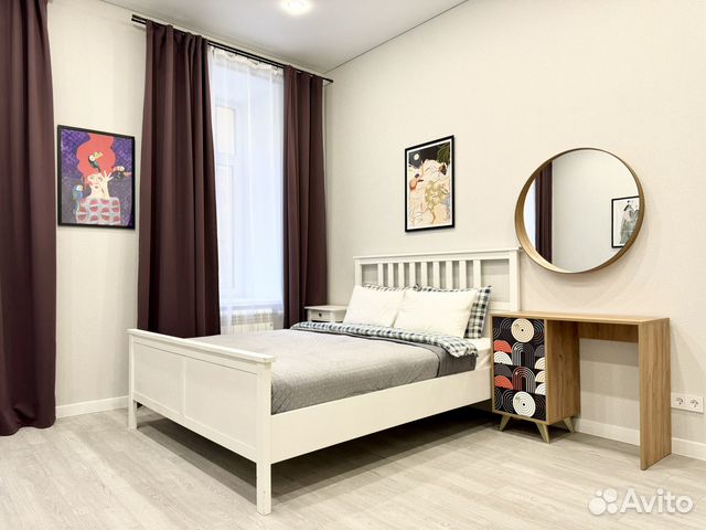 

Квартира-студия, 35 м², 2 кровати