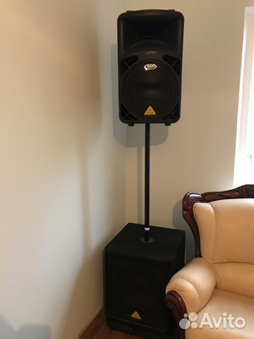 Активные колонки behringer b612d +2 сабвуфера vq+